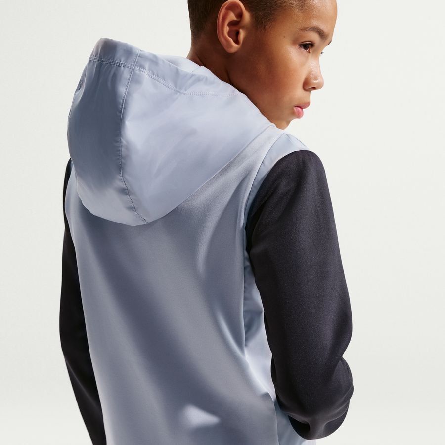 Chelsea Tracksuit NSW Woven SE - Wolf Grey/Blue Kids-SoccerKits Hub | Buy Soccer Jerseys Online